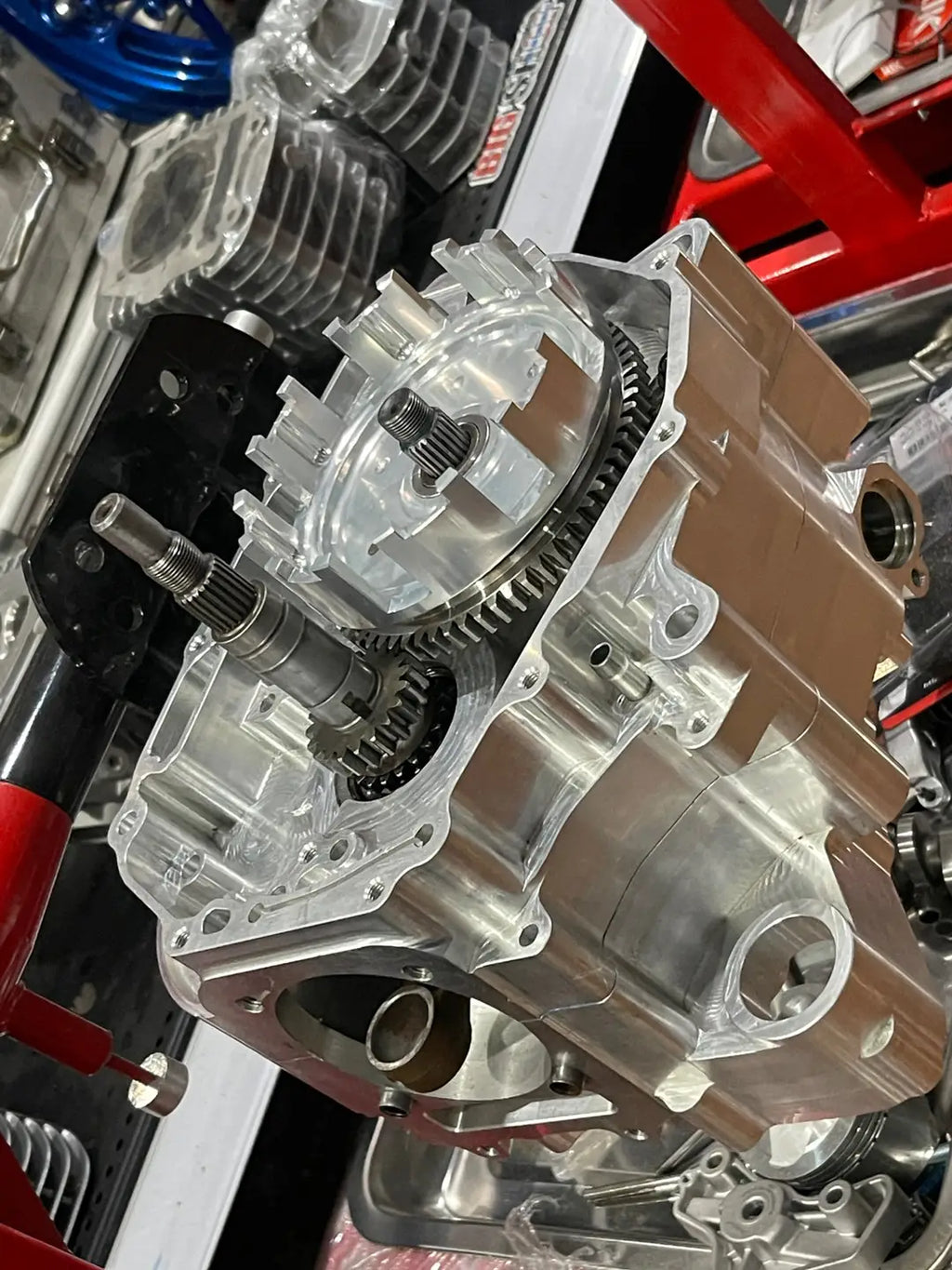 SKS Racing CNC Honda 125 Crankcase – Stock head studs