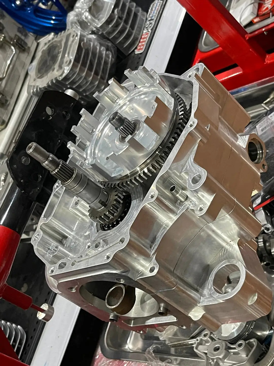 SKS Racing CNC Honda 125 Crankcase – Stock head studs