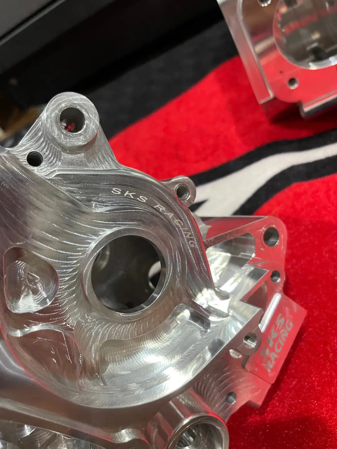 SKS Racing CNC Honda 125 Crankcase – Stock head studs