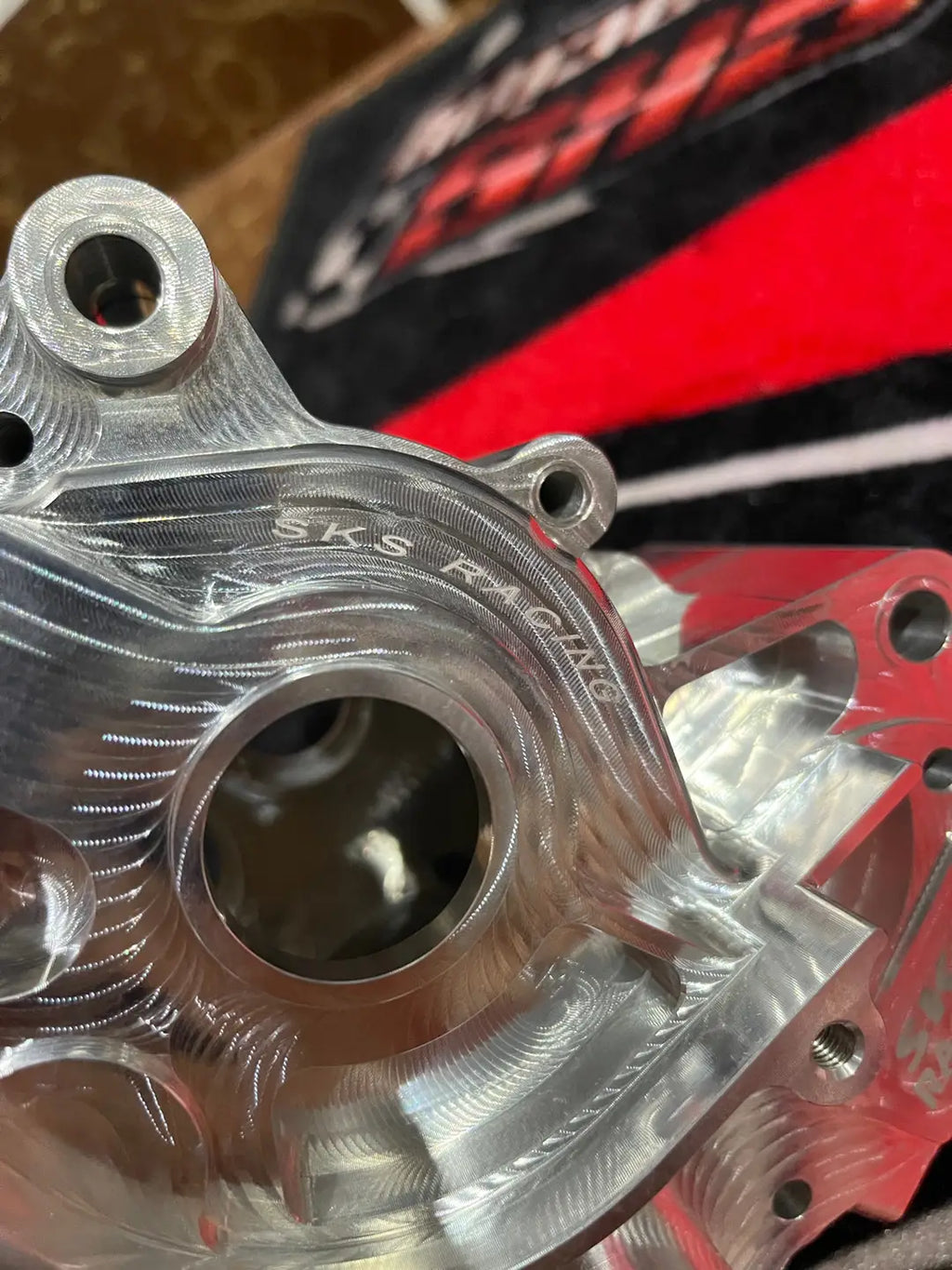 SKS Racing CNC Honda 125 Crankcase – Stock head studs