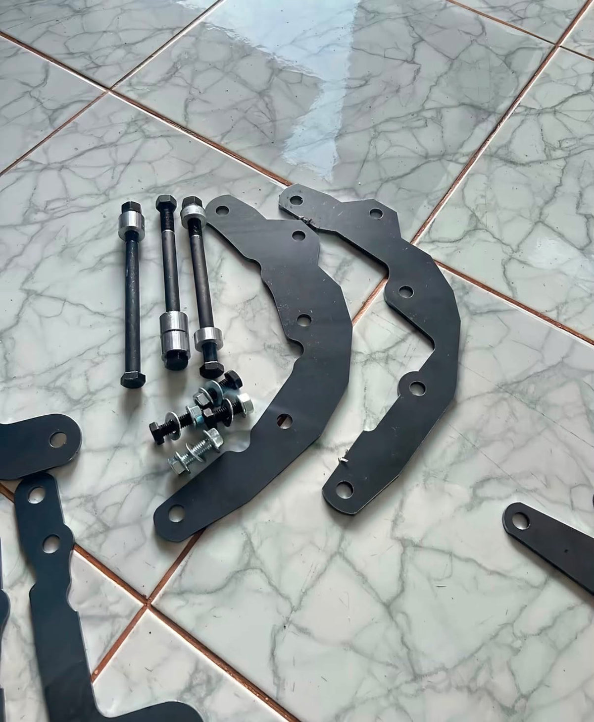 Complete 125cc Engine Conversion Bracket Kit for 100cc / 70cc / 50cc Frames - No Welding Required